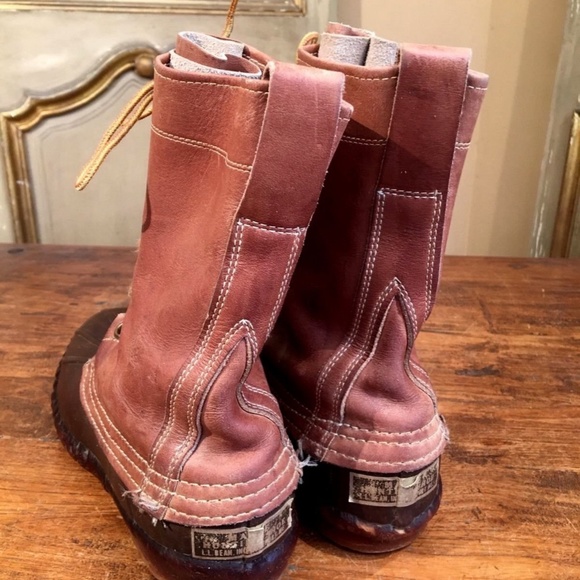 VINTAGE L.L BEAN MAINE HUNTING BOOTS MENS 6 RARE 1960's LABEL!!! OID STOCK MINT! - Picture 2 of 6